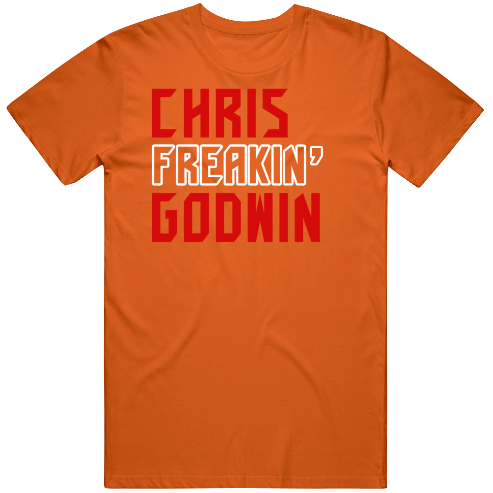 Nike Chris Godwin Orange Tampa Bay Buccaneers Throwback Player Name And  Number T-shirt for Men