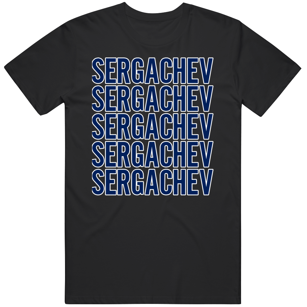 theBigGuavaTshirts Mikhail Sergachev X5 Tampa Bay Hockey Fan V2 T Shirt Ladies / Black / Large