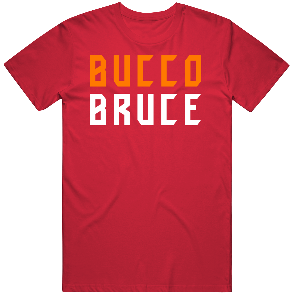 theBigGuavaTshirts Bruce Arians Bucco Bruce Tampa Bay Football Fan T Shirt Crewneck Sweatshirt / Red / Small