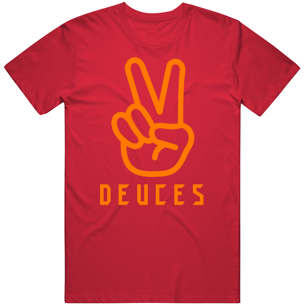 theBigGuavaTshirts Antoine Winfield Jr Deuces Tampa Bay Football Fan T Shirt Ladies / Black / Medium