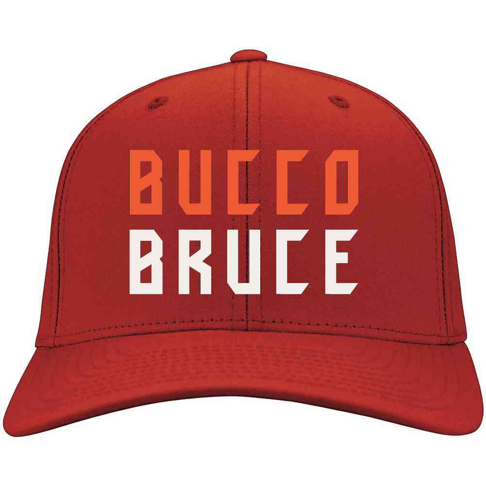 theBigGuavaTshirts Bruce Arians Bucco Bruce Tampa Bay Football Fan T Shirt Hat / Red / One Size Fits All