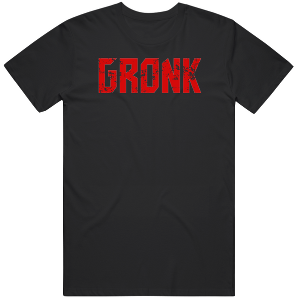 theBigGuavaTshirts Rob Gronkowski Gronk Tampa Bay Football Fan Distressed T Shirt Classic / Black / Small