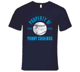 Yonny Chirinos Property Of Tampa Bay Baseball Fan T Shirt